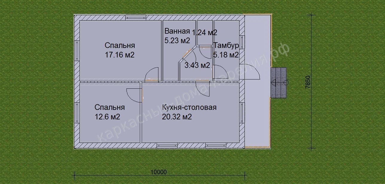 Каркасные дома под 